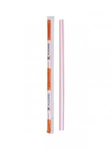 Canudo Vitamina/Milk Shake Branco 21cm C/2000
