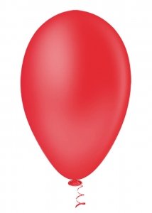 Balao De Aniversario Liso 7.0 Vermelho 