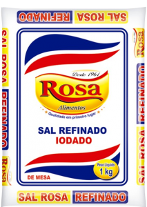 Sal Refinado Rosa 1kg