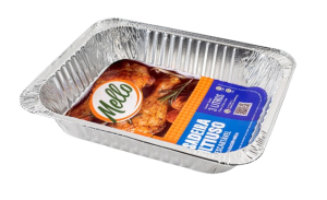 Assadeira de Aluminio Retangular 3L Mello