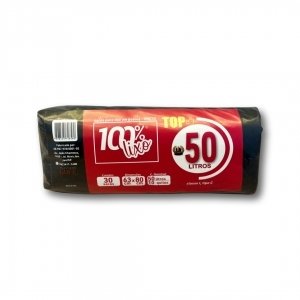  Saco De Lixo Gufe Preto 50L 