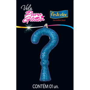 Vela De Aniversario Puro Glitter N? Sortida
