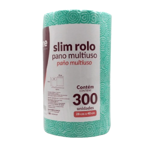 Pano Multiuso Rolo Verde 28x40
