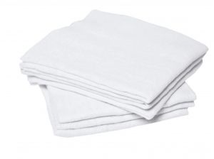Flanela Branca 38x58