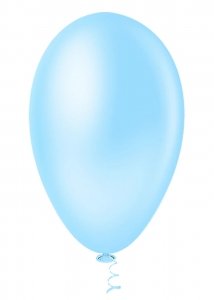 Balao De Aniversario Liso 7.0 Azul Claro 