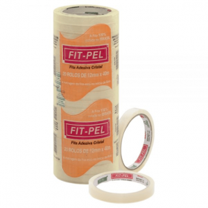 Fita Durex Incolor 12x40 C/20 uni