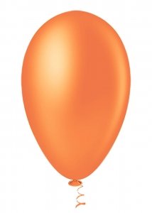 Balao De Aniversario Liso 7.0 Laranja 