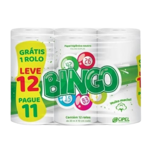 Papel Higienico Bingo C/12 Rolos
